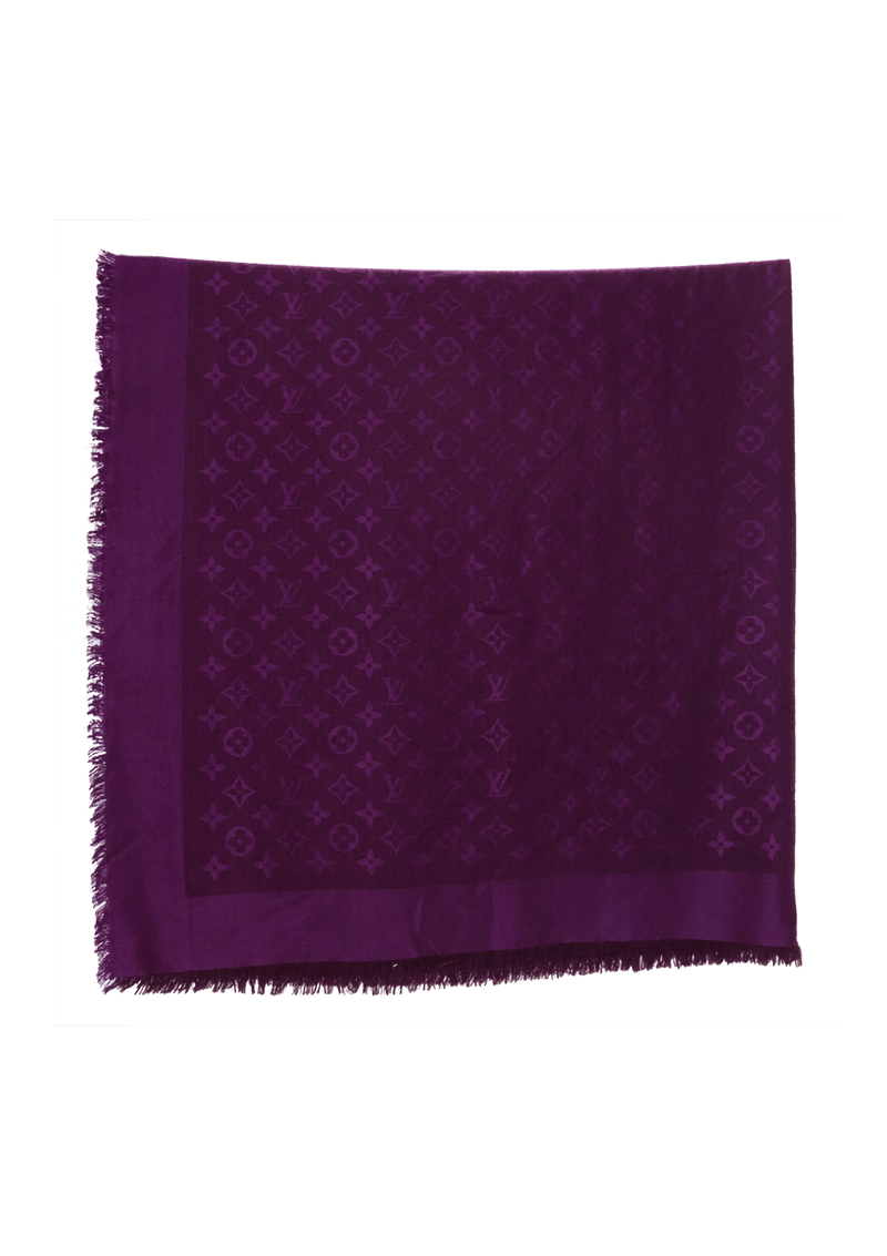 MONOGRAM SHAWL SCARF