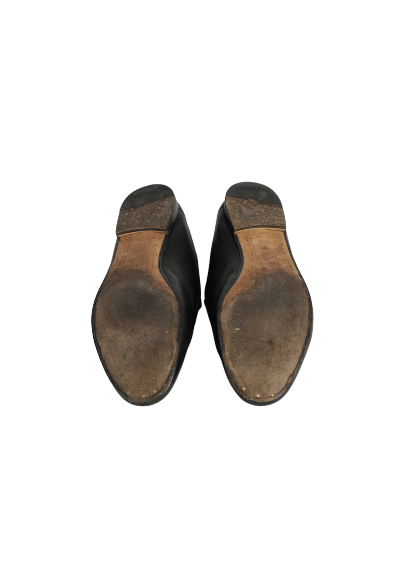 LEATHER HORSEBIT LOAFERS 37