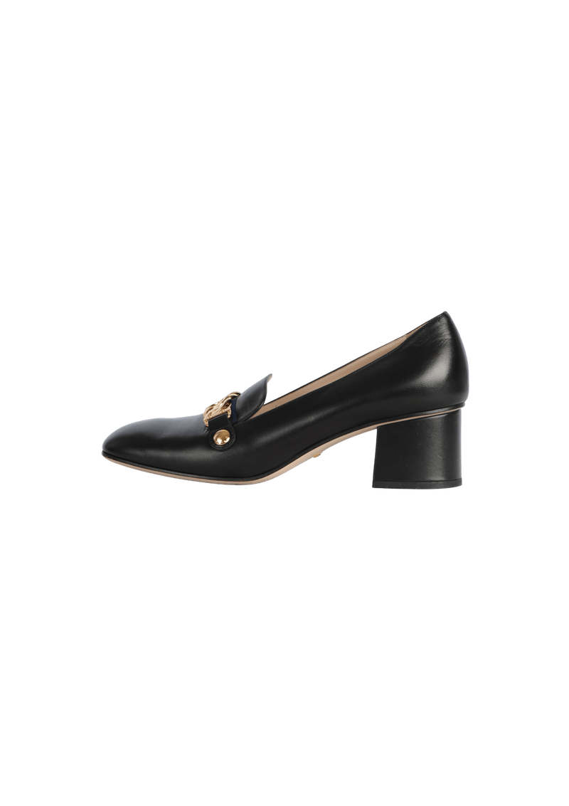 SYLVIE WEB CHAIN-LINK LOAFERS 38.5