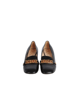 SYLVIE WEB CHAIN-LINK LOAFERS 38.5