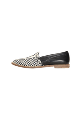 BRAIDED LEATHER LOAFERS 36.5