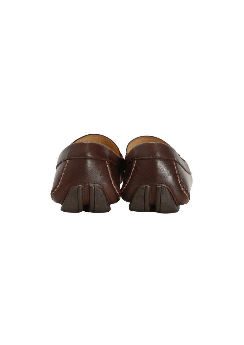 LEATHER LOAFERS 39.5