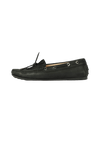 LEATHER GOMMINO BOW LOAFERS 36