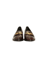 PATENT LEATHER LOAFERS 37.5