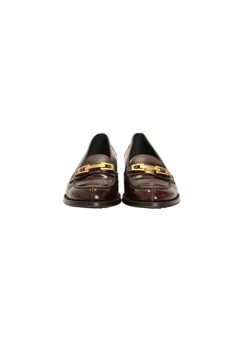 PATENT LEATHER LOAFERS 37.5