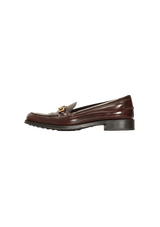 PATENT LEATHER LOAFERS 37.5