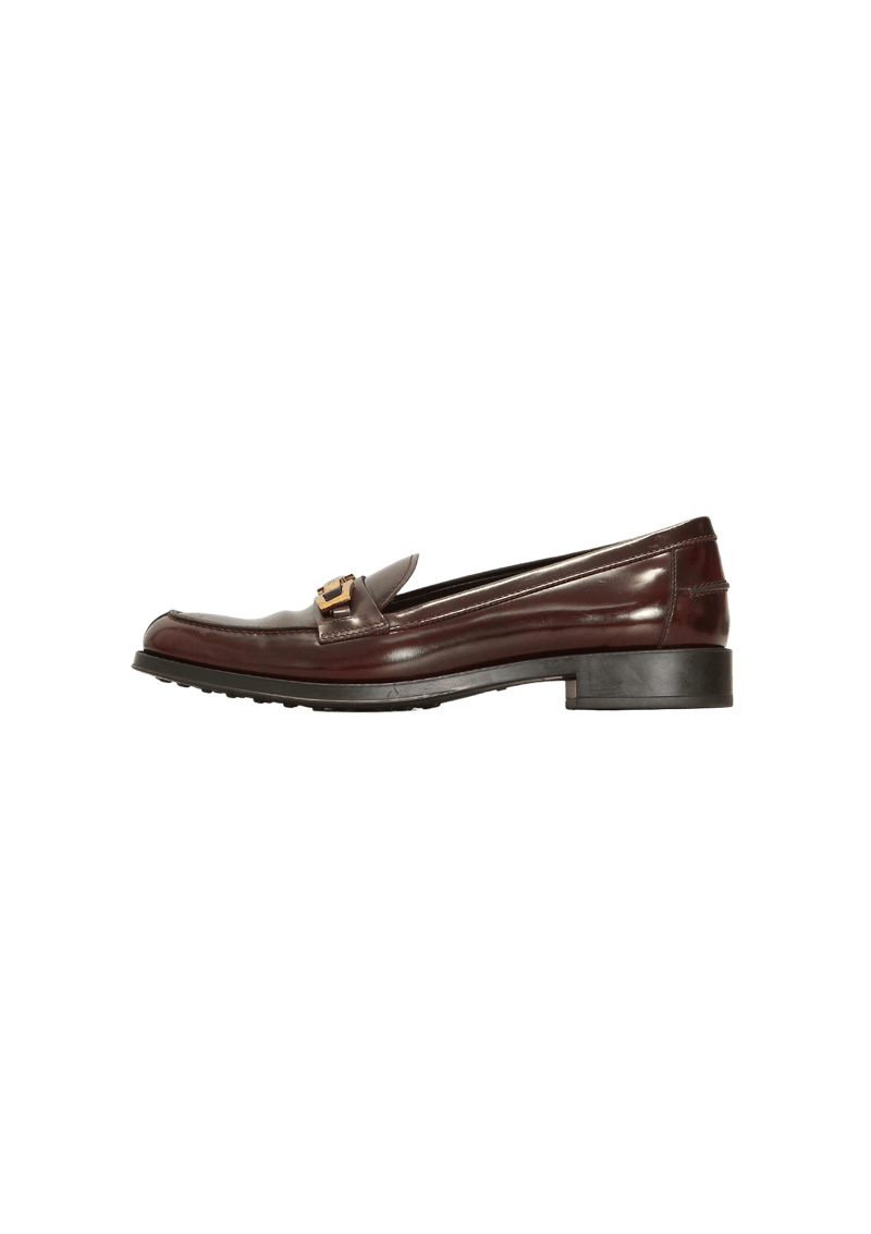 PATENT LEATHER LOAFERS 37.5