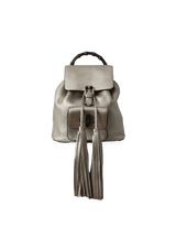 MINI BAMBOO METALLIC BACKPACK