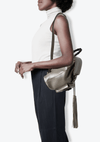 MINI BAMBOO METALLIC BACKPACK