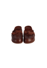 LEATHER MULES 34