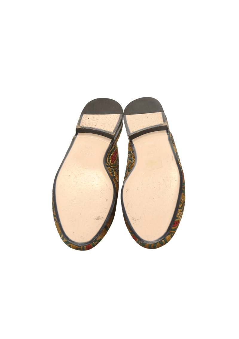 BROCADE PRINCETOWN HORSEBIT MULES 35.5