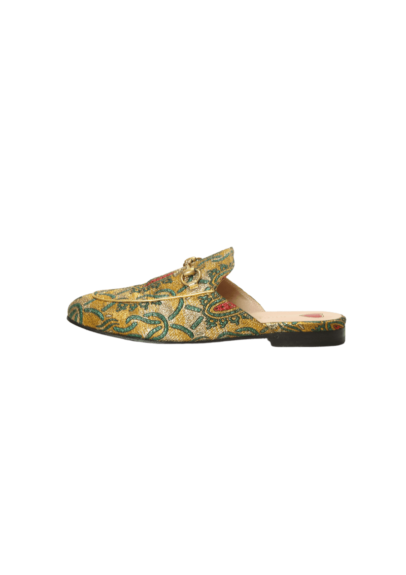 BROCADE PRINCETOWN HORSEBIT MULES 35.5