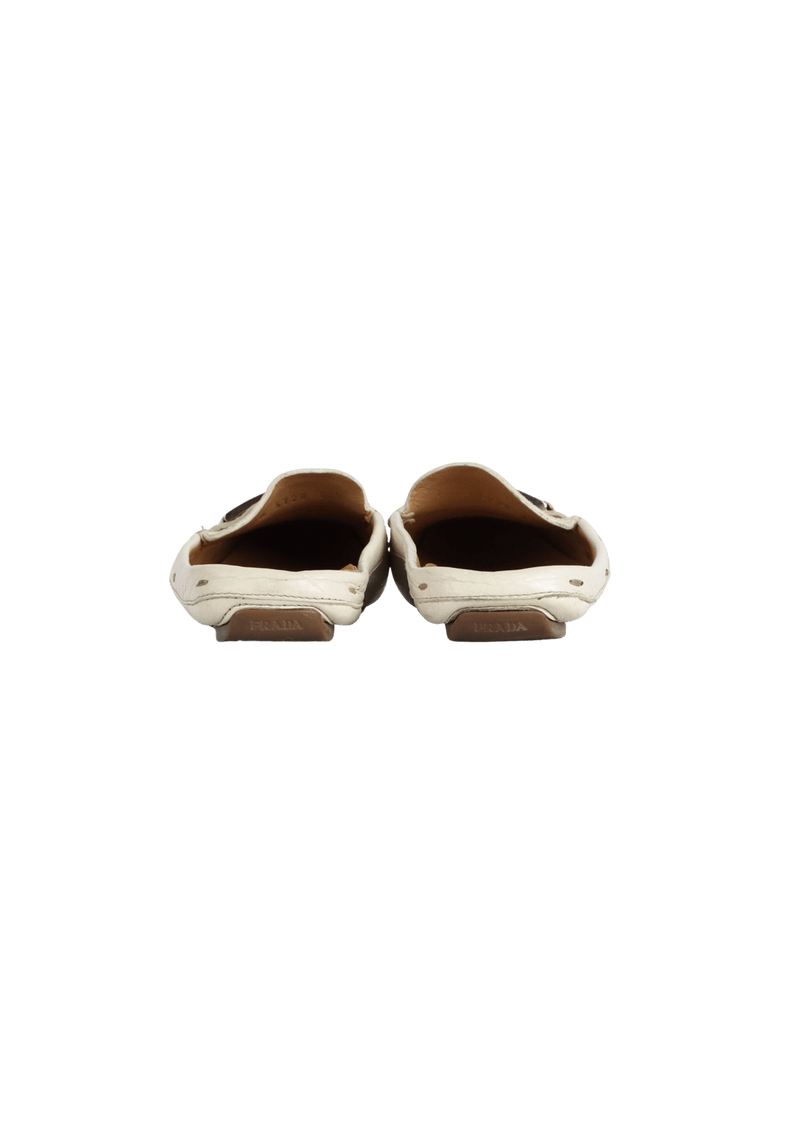 LEATHER MULES 36.5