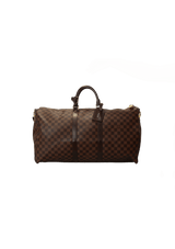 DAMIER ÉBÈNE KEEPALL BANDOULIÈRE 55