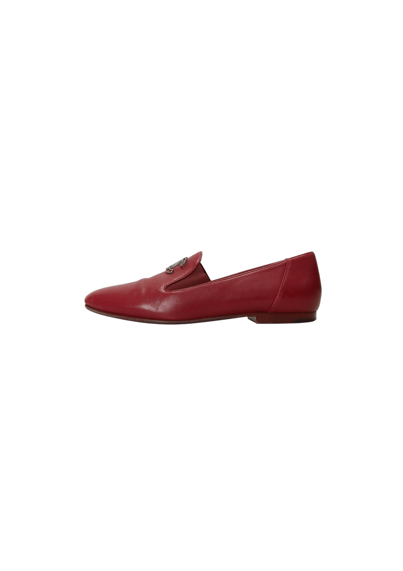 INTERLOCKING CC LOGO LOAFERS 33.5