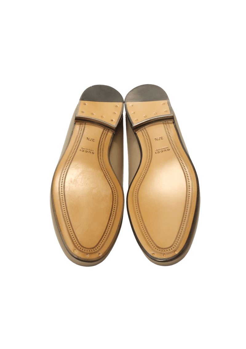 LEATHER HORSEBIT LOAFERS 35.5