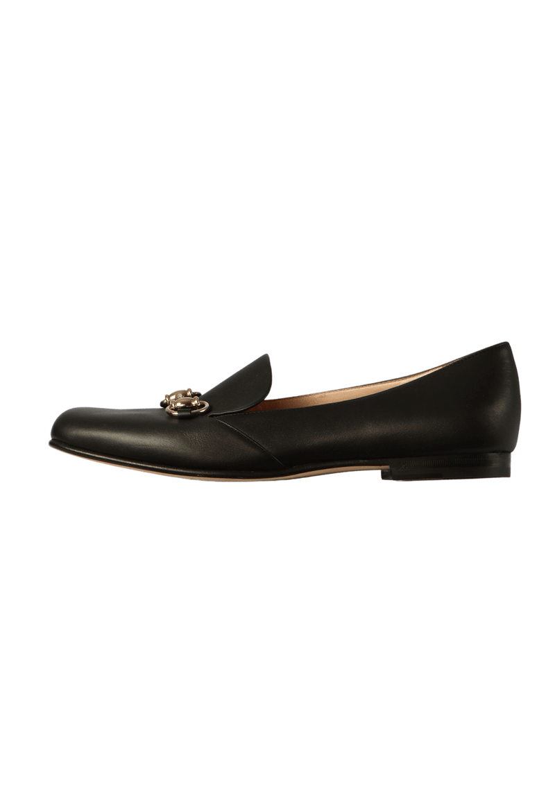 LEATHER HORSEBIT LOAFERS 35.5