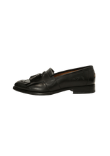 LEATHER TASSEL LOAFERS 43.5