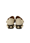 PEARL ACCENTS LEATHER LOAFERS 38