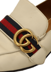 PEARL ACCENTS LEATHER LOAFERS 38