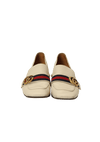 PEARL ACCENTS LEATHER LOAFERS 38