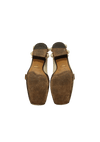 PEARL ACCENTS LEATHER LOAFERS 38