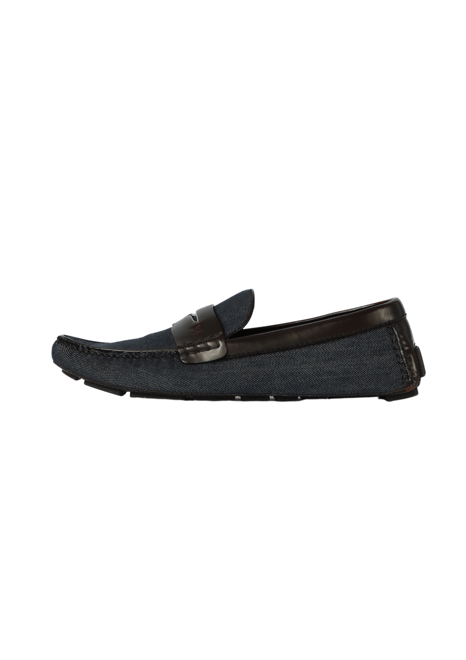 Mocassim Louis Vuitton Shade Car Loafers 44.5 Azul Original – Gringa