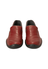 LEATHER LOAFERS 38