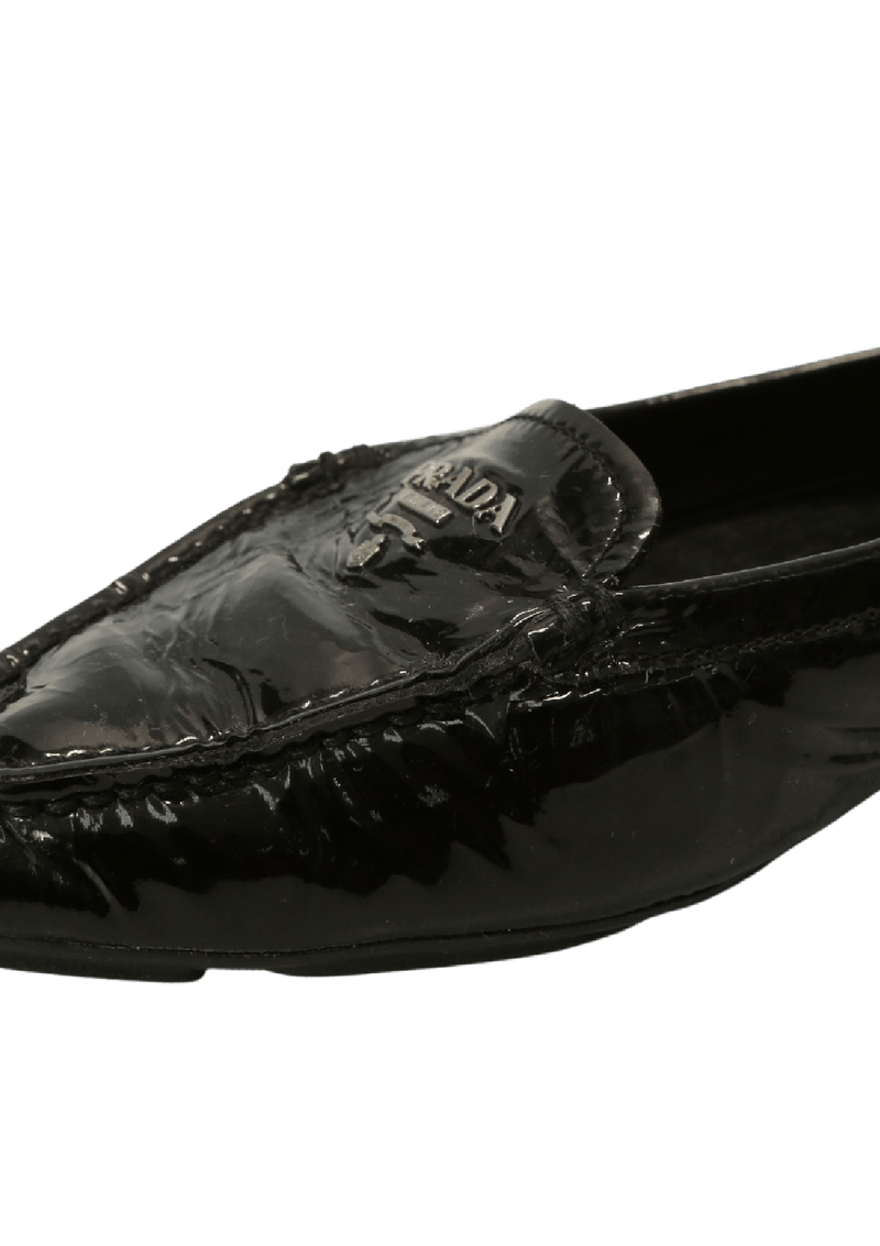 PATENT LEATHER LOAFERS 34.5