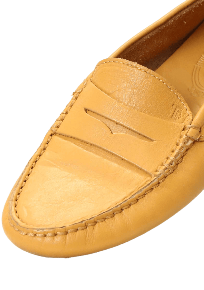 LEATHER LOAFERS 36