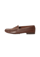 LEATHER DRESS LOAFERS 36
