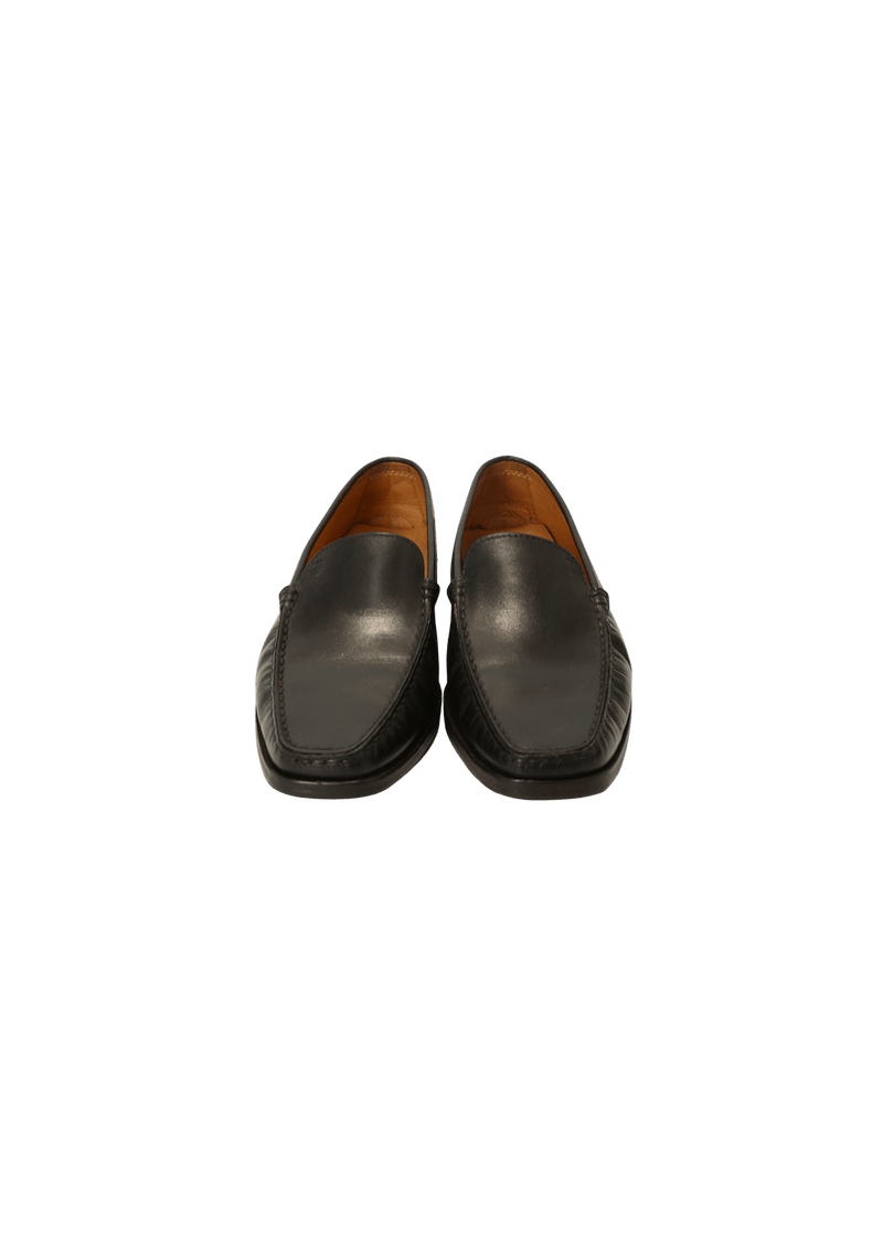 LEATHER LOAFERS 38