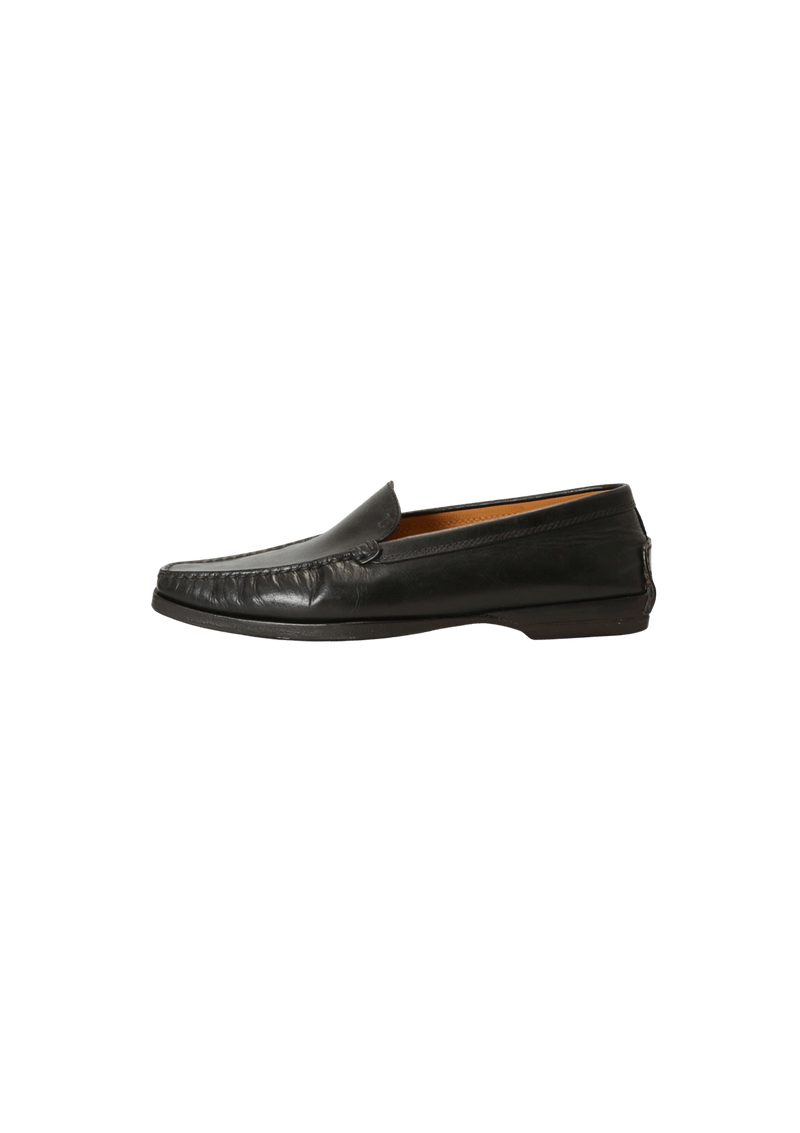 LEATHER LOAFERS 38