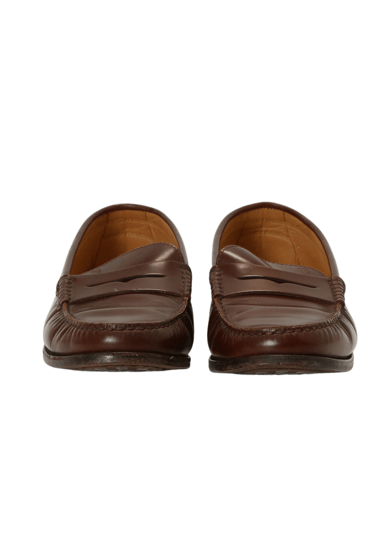 LEATHER LOAFERS 36