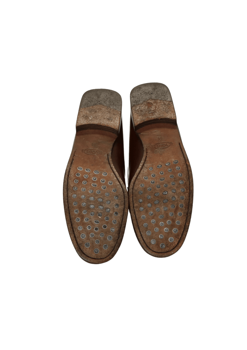 LEATHER LOAFERS 36