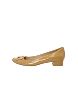 PATENT LEATHER BALLET FLATS 37