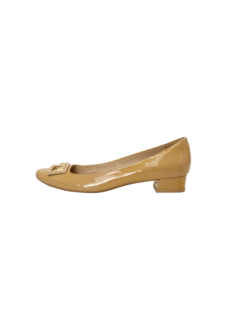 PATENT LEATHER BALLET FLATS 37