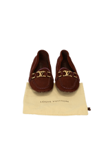 SUEDE LOAFERS 36