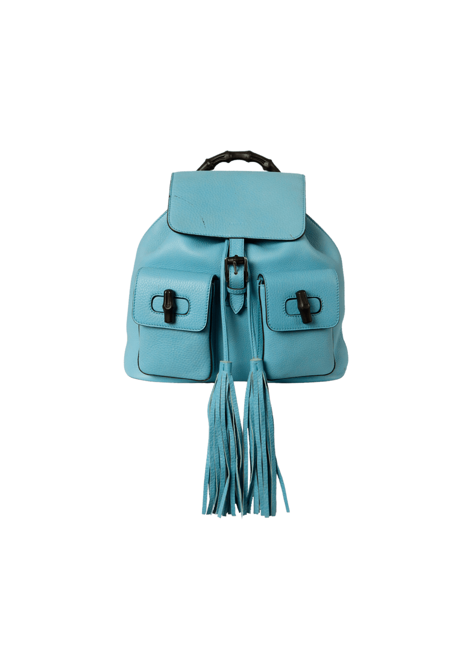Mochila Gucci Bamboo Daily Backpack Azul Original – Gringa