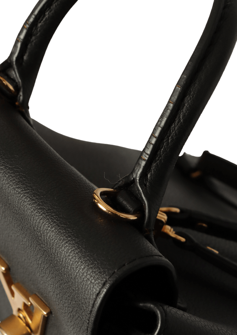 Mochila Louis Vuitton Mini Lockme Backpack Preta Original – Gringa