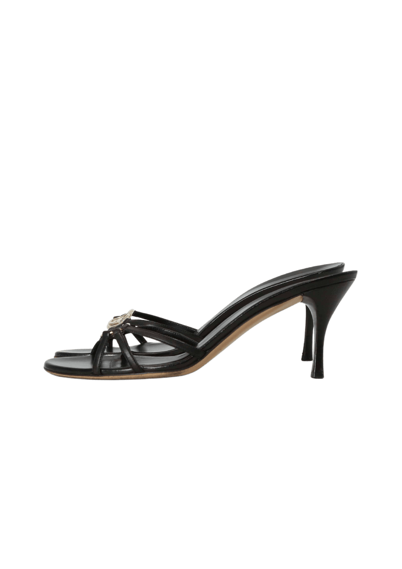 Gucci marmont peep toe 2025 mule