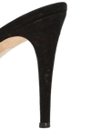 SUEDE HORSEBIT OPEN TOE MULES 39