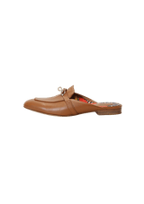 OZ LEATHER MULES 36