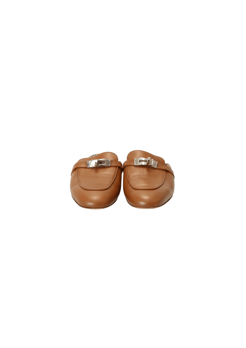 OZ LEATHER MULES 36