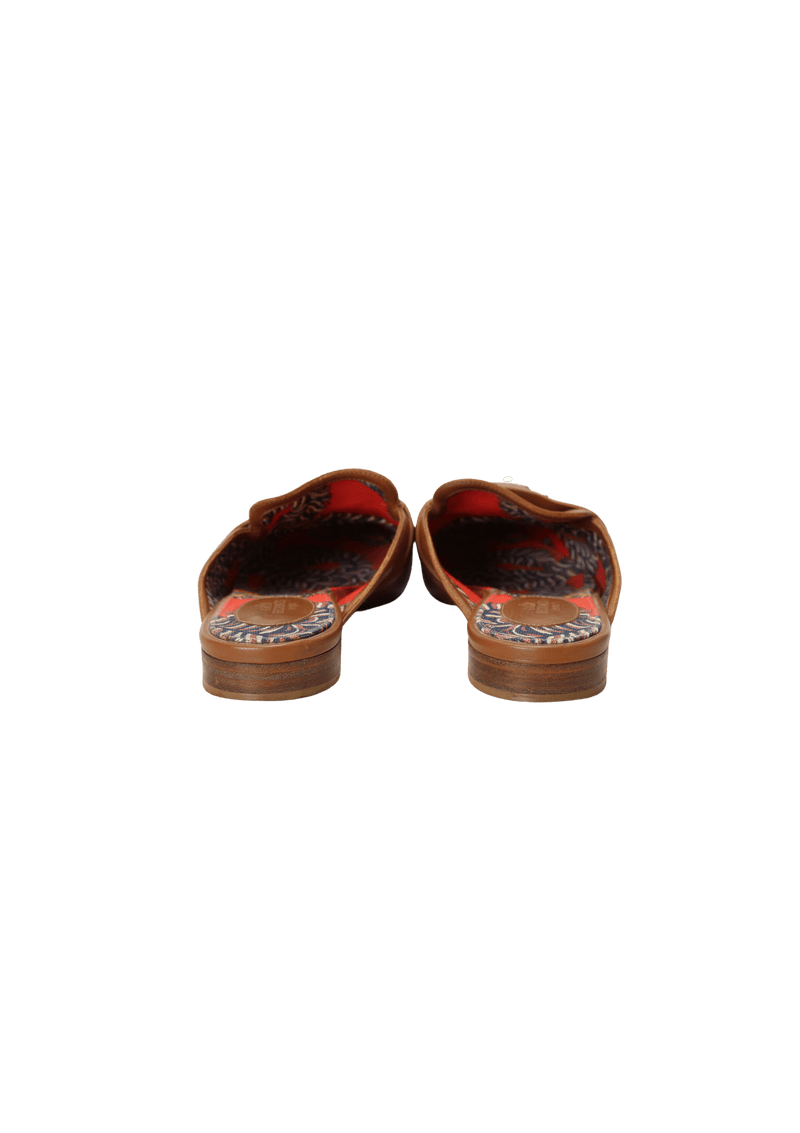 OZ LEATHER MULES 36