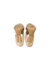 CRYSTAL LOGO SANDALS 36