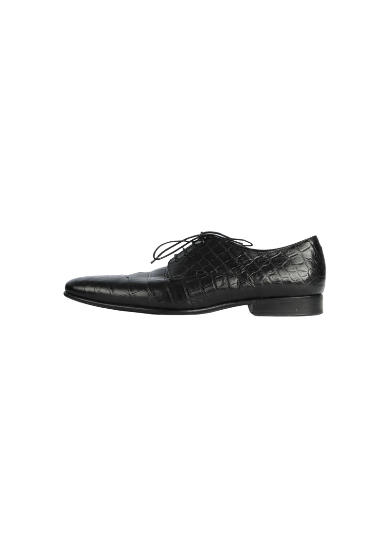 EMBOSSED LEATHER OXFORDS 40