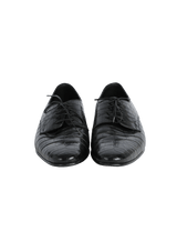 EMBOSSED LEATHER OXFORDS 40