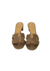 OASIS LEATHER SLIDES 39,5