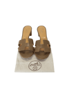 OASIS LEATHER SLIDES 39,5
